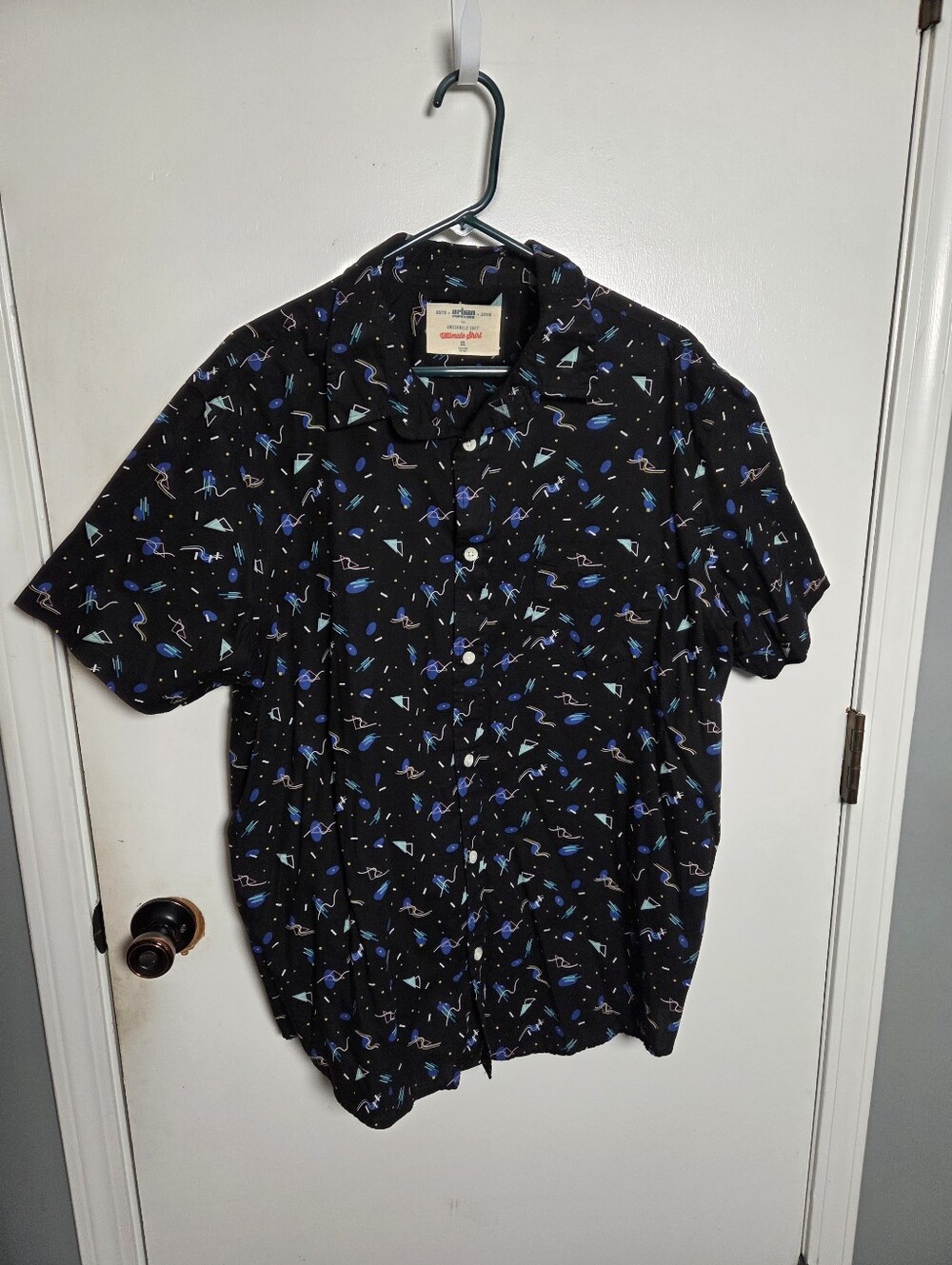 URBAN PIPELINE AWESOMELY SOFT ULTIMATE SHIRT, DARK BLUE BUTTON UP (XXL)